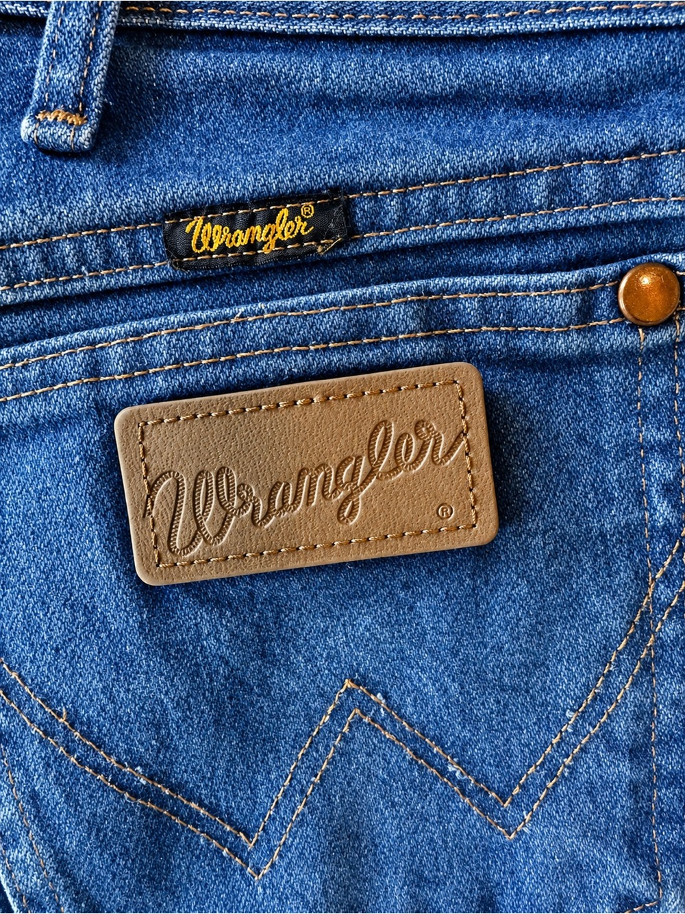 Wrangler 13MWZ Cowboy Cut Jeans 36x38 Western Straight Leg 100% Cotton Denim